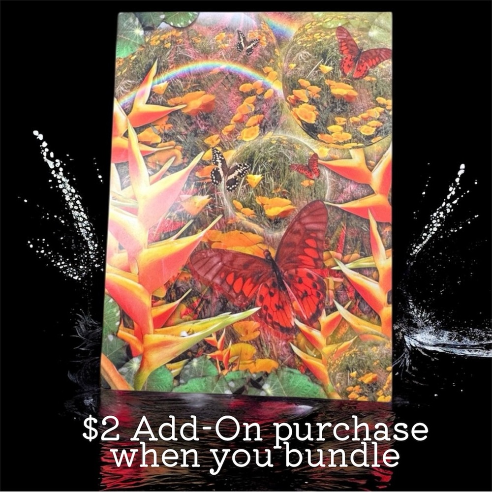 $2 🆕Tropical Orange and Yellow Birthday Card